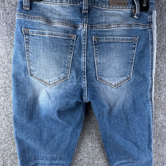 Miss Me M2191SN Womens Jeans Blue Size 26 Skinny Stretch Distressed Ladies - Picture 8 of 9
